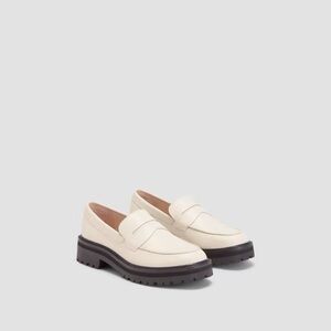 Everlane, The Lug Loafer, White, Size 8, New